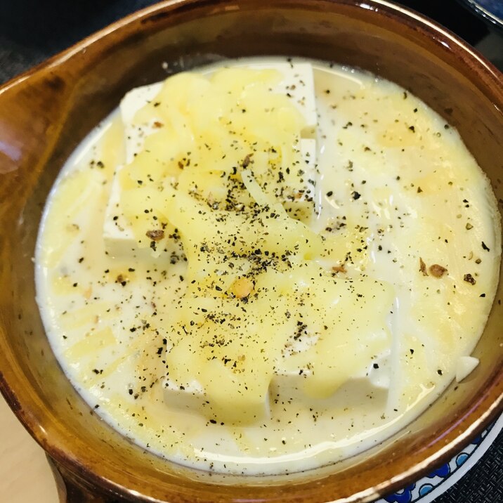 レンチン3分!あと1品に♡豆腐のクリーム煮